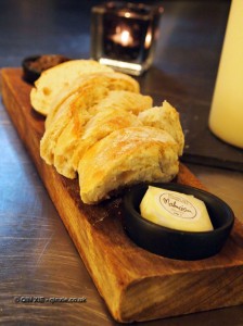 Bread and butter at Malmaison in Aberdeen
