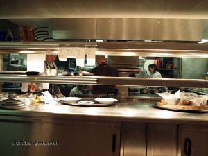Kitchen at Malmaison in Aberdeen
