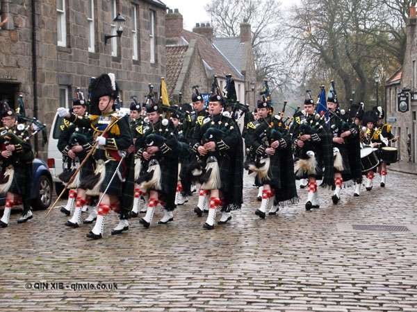 Remembrance Day parade in Aberdeen