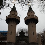 Twin towers in Aberdeen