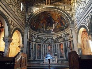 Abbazia di San Miniato al Monte interior, Florence, Italy