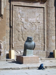 Bird statue, Temple of Horus, Edfu