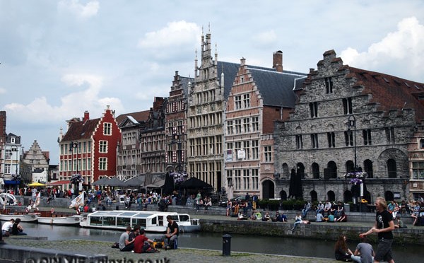 By the river, Ghent, Belgium
