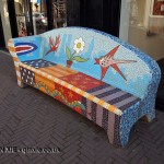 Colourful bench, The Hague