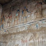 Colourful hieroglyph, Karnak Temple, Luxor