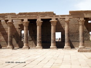 Columns, Philae Temple, Lake Nasser