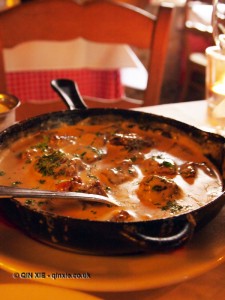 Eel stew, Bruges, Belgium