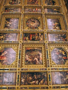 Frescoes inside the Palazzo Vecchio, Florence, Italy