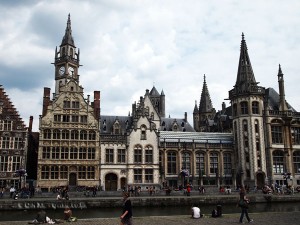 Gothic architecture, Ghent, Belgium