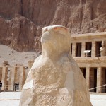Horus statue, Mortuary Temple of Hatshepsut, Luxor