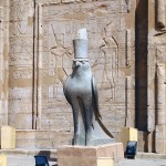 Horus statue, Temple of Horus, Edfu