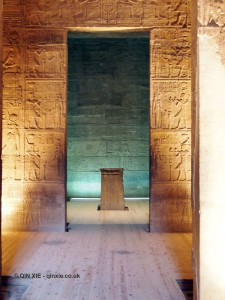 Inner sanctum, Philae Temple, Lake Nasser