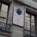 Jean Jacques Rousseau plaque, Geneva