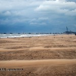 Moving sand to pier, Pescara, Abruzzo