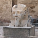 Pharaoh head, Luxor Temple, Luxor