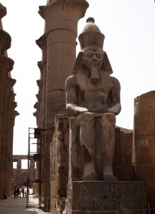 Pharaoh statue. Luxor Temple, Luxor