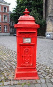 Post box, Bruges, Belgium