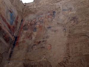 Roman mural, Luxor Temple, Luxor