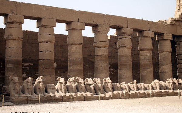 Row of Sphinx, Karnak Temple, Luxor
