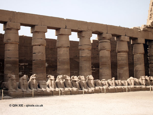 Row of Sphinx, Karnak Temple, Luxor