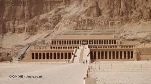 Temple facade, Mortuary Temple of Hatshepsut, Luxor