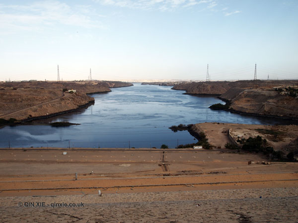 The dams at Aswan