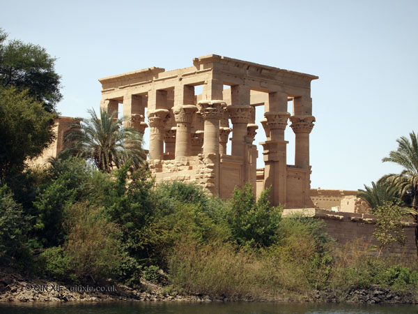 View from Lake Nasser, Philae Temple, Lake Nasser