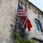 American flag, Santo Domingo, Dominican Republic
