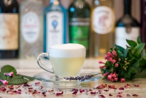Tea break cocktail, Blooming Brilliance at The Rib Room