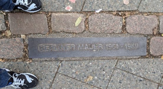 Berlin Wall marker