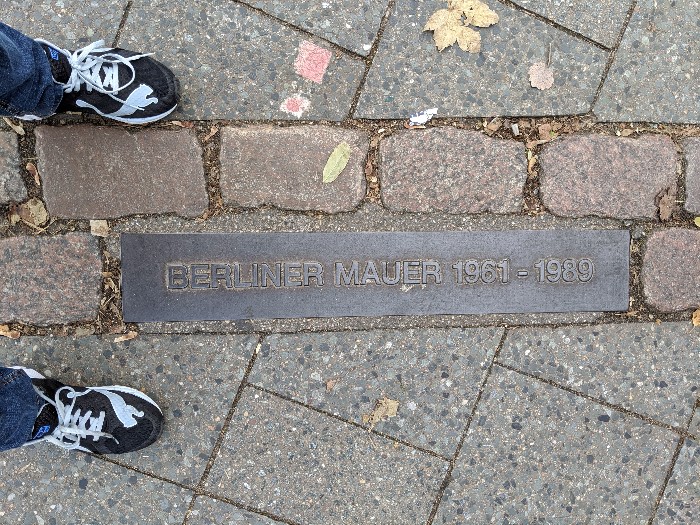 Berlin Wall marker