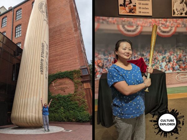 Qin Xie at Louisville Slugger Museum