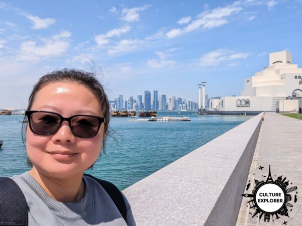 Qin Xie in Doha copyright Qin Xie