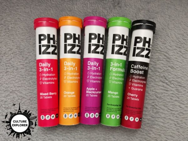 Phizz multivitamin hydration tablets copyright Qin Xie