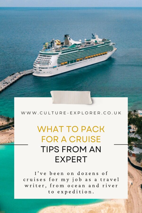 What to pack for a cruise