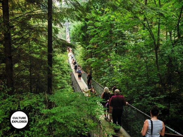 Capilano Suspension Bridge in Vancouver 