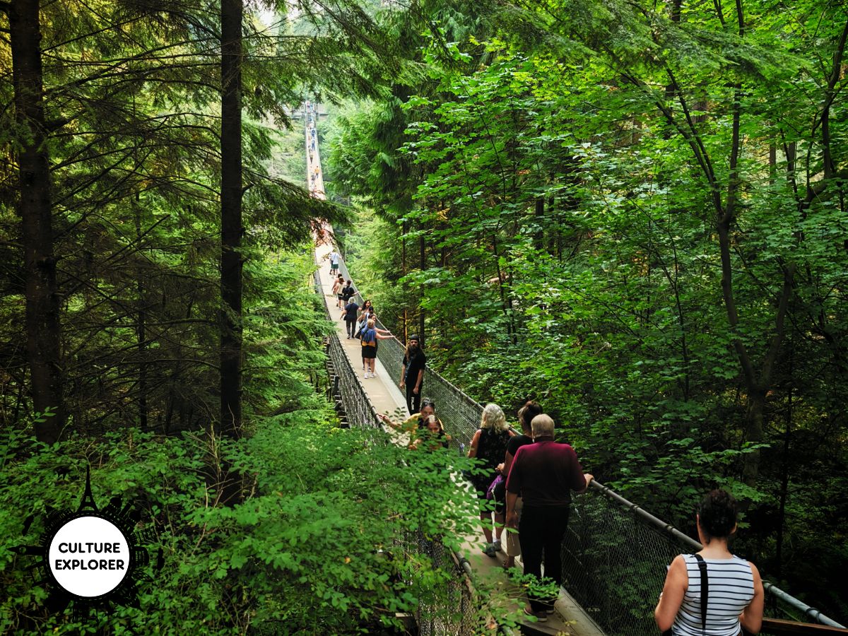 Capilano Suspension Bridge in Vancouver