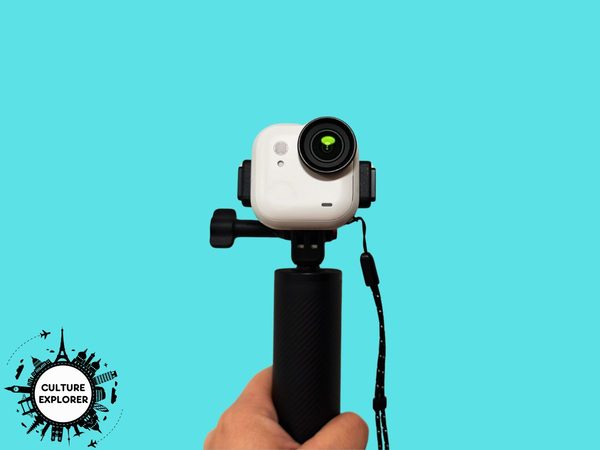 Insta360 Go Ultra on mini tripod copyright Qin Xie