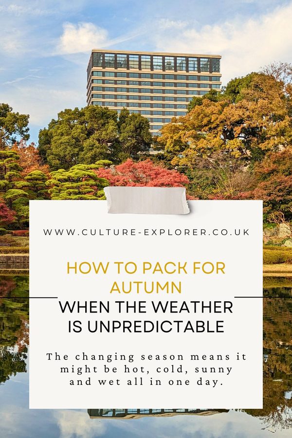 How to pack for autumn