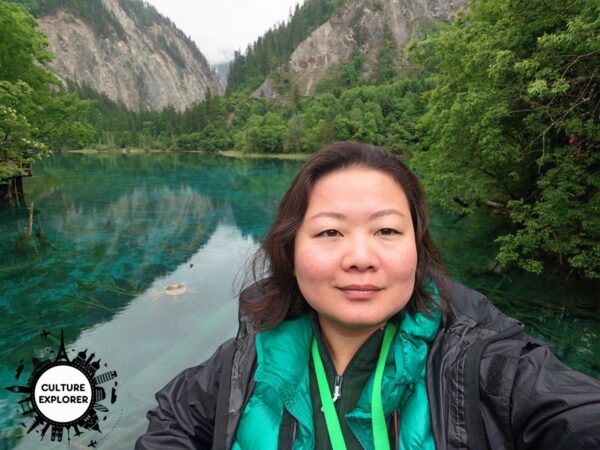 Qin Xie in Jiuzhaigou National Park